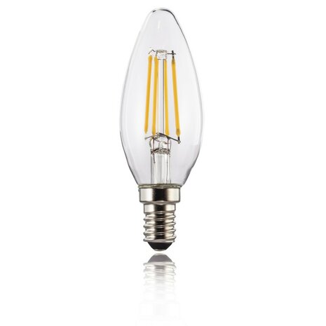 Xavax Led-gloeidraad E14 470lm Verv. 40W Kaarslamp Warm Wit Helder Dimb.
