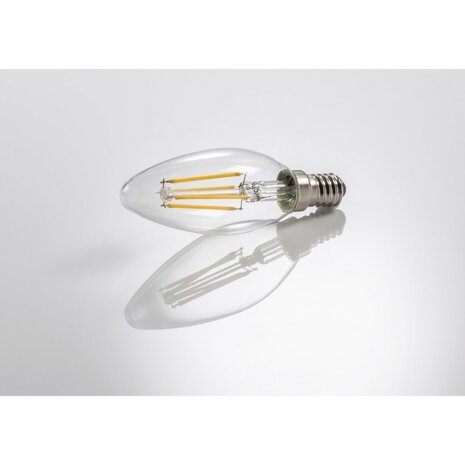 Xavax Led-gloeidraad E14 470lm Verv. 40W Kaarslamp Warm Wit Helder Dimb.
