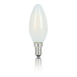 Xavax Led-gloeidraad E14 470lm Verv. 40W Kaarslamp Mat Warm Wit 2 Stuks