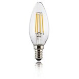 Xavax Led-gloeidraad E14 470lm Verv. 40W Kaarslamp Warm Wit Helder 2 Stuks