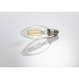Xavax Led-gloeidraad E14 470lm Verv. 40W Kaarslamp Warm Wit Helder 2 Stuks