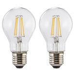 Xavax Led-gloeidraad E27 806lm Verv. 60W Gloeilamp Warm Wit Helder 2 Stuks