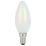 Xavax Led-gloeidraad E14 470lm Verv. 40W Kaars Warm Wit Mat RA90 Dimbaar